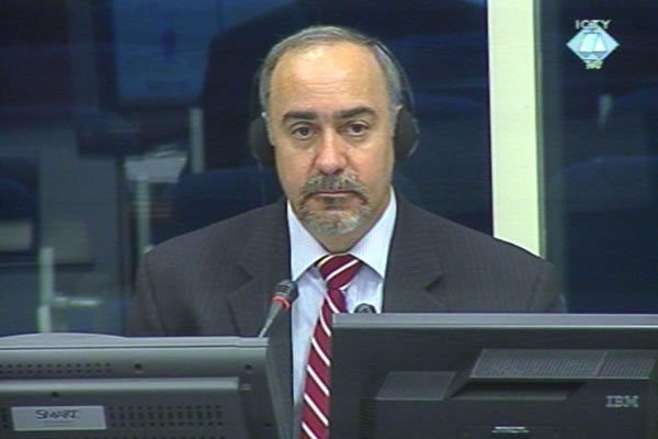 Richard Butler, witness at the Zdravko Tolimir trial