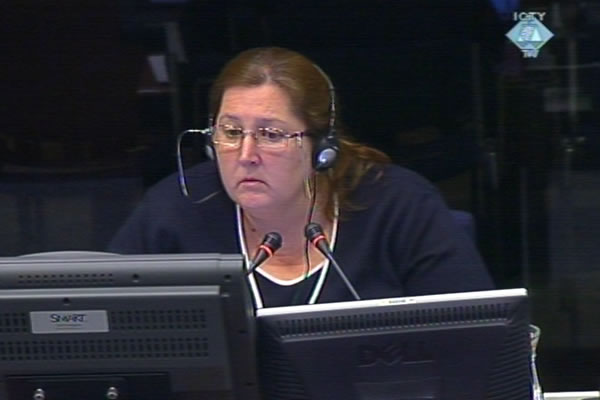 Dorothea Hanson, witness at the Tribunal