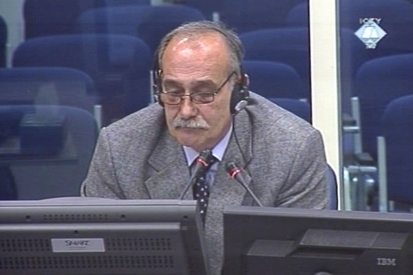 Ljubomir Obradovic, witness at the Zdravko Tolimir trial