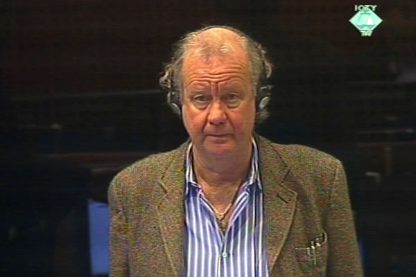 Ed Vulliamy, witness at the Radovan Karadzic trial