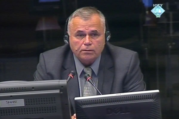 Asim Egrlic, witness at the Radovan Karadzic trial