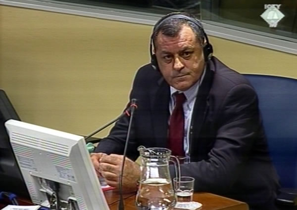 Vladimir Corbic, defence witness of Jovica Stanisic