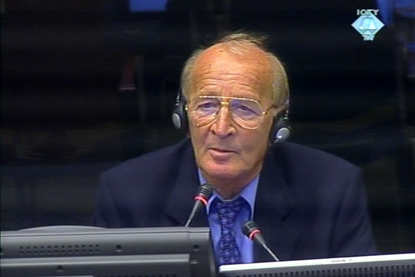 Mirzet Karabeg, witness at the Radovan Karadzic trial