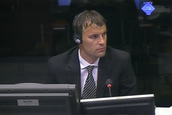 Elvedin Pasic, witness at the Ratko Mladic trial