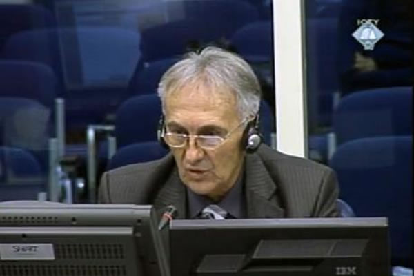 Zdravko Cvoro, defence witness of Radovan Karadzic