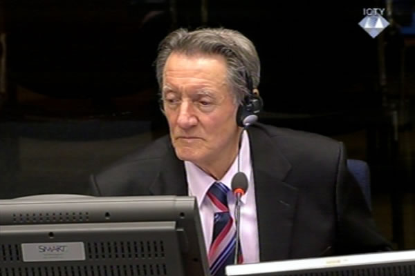 Dragomir Milosevic, defence witness of Radovan Karadzic