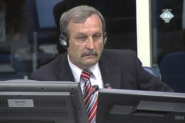Milan Martic, defence witness of Radovan Karadzic