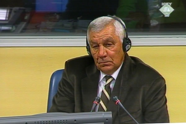 Aleksandar Vasiljevic, witness at the Goran Hadzic trial