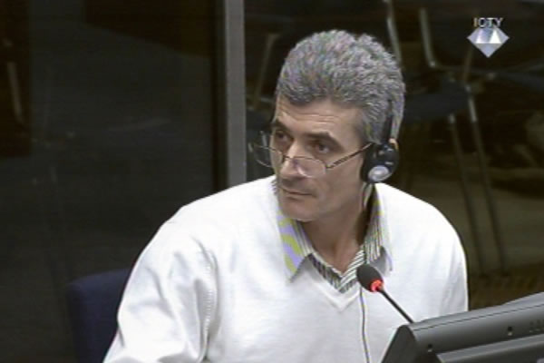 Mile Petrovic, witness at the Radovan Karadzic trial
