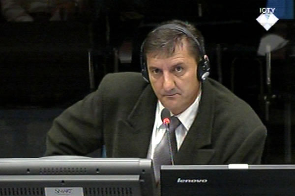 Slobodan Tusevljak, defence witness at Rako Mladic trial