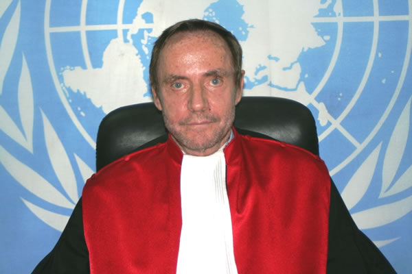 Vagn Joensen, judge in the Tribunal