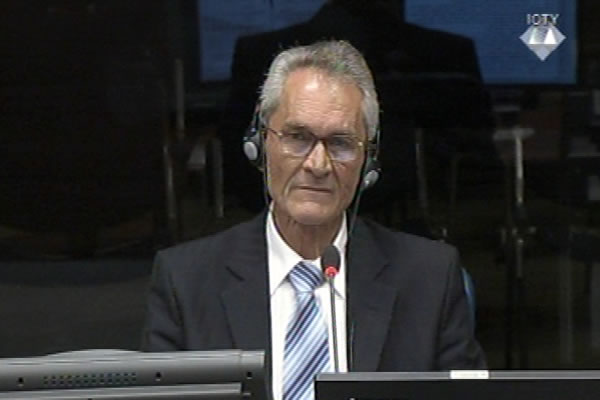 Mile Ujic, defence witness at Rako Mladic trial