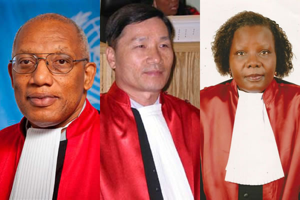 Judges Burton Hall, Seon Ki Park and Solomy Balungi Bossa