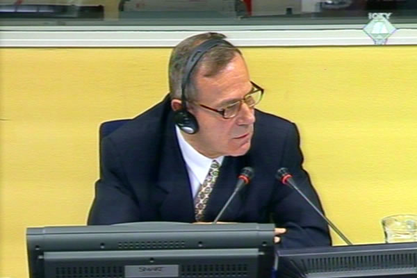 Branko Gajic, defence witness of Momcilo Perisic