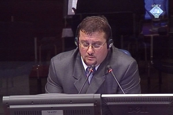 Branko Mladenovic, defence witness of Vlastimir Djordjevic