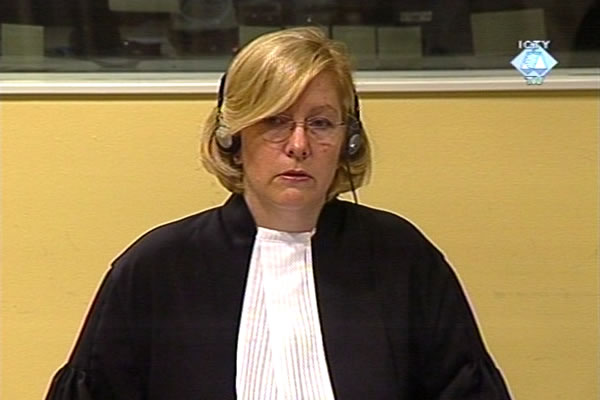 Christine Dahl, prosecutor in the Seselj case
