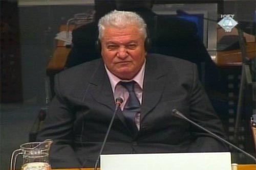 Kosta Bulatovic, witness in the Milosevic trial