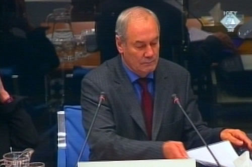 Leonid Ivasov, defense witness for Milosevic