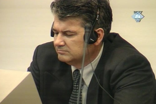 Mario Cerkez in the courtroom