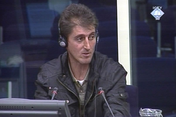 Mevludin Oric, witness at the Zdravko Tolimir trial