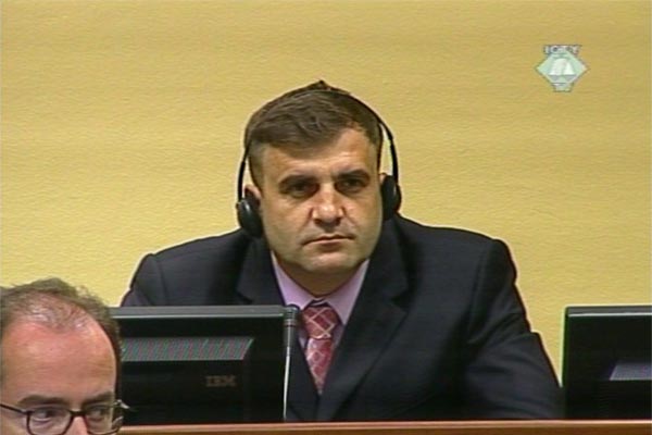 Milan Lukic in the courtroom
