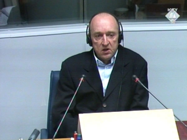 Miroslav Deronjic, witness at the Momcilo Krajisnik trial