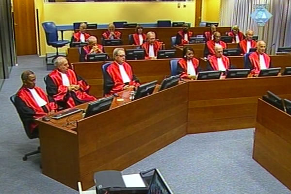 Judges in the Tribunal in The Hague