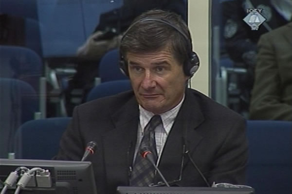 Ray Lane, witness in the trial of the former Bosnian Croat leaders