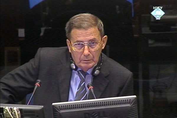 Slobodan Jankovic, defence witness of Slobodan Praljak