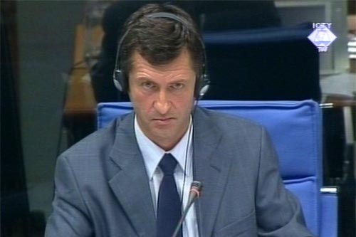 Vlatko Vukovic, defense witness for Milosevic