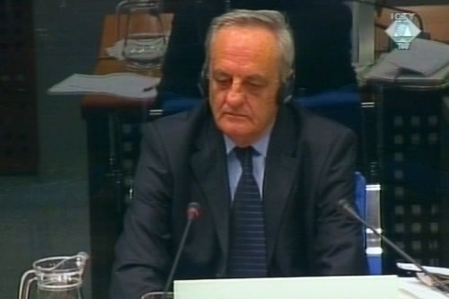 Vukasin Jokanovic, defense witness for Milosevic