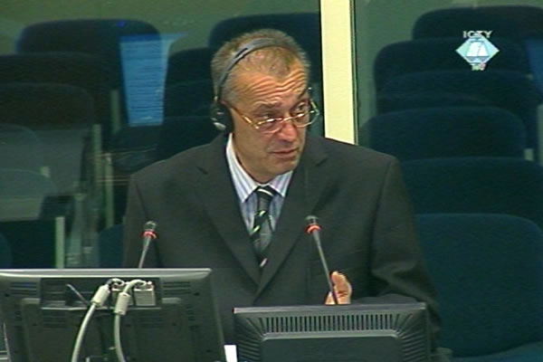 Zoran Buntic, defence witness of Jadranko Prlic