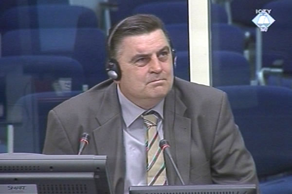 Zoran Rankic, witness at the Vojislav Seselj trial