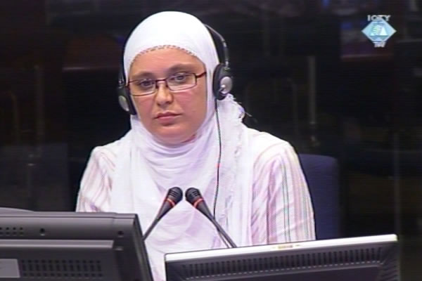 Alma Mulaosmanovic Cehajic, witness at the Radovan Karadzic trial