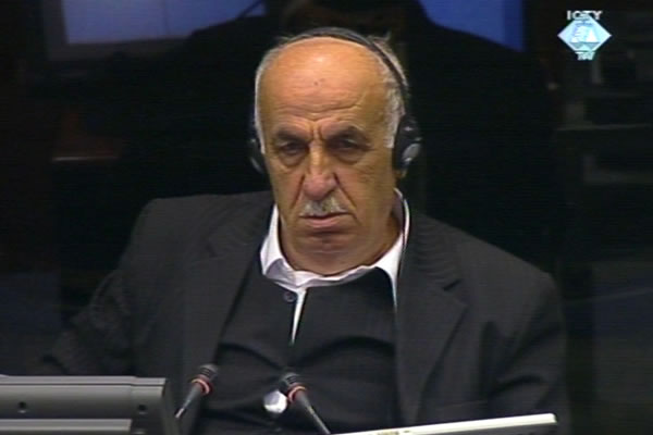 Ismet Svraka, witness at the Radovan Karadzic trial 