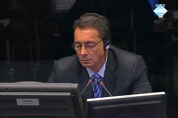 Nedzib Djozo, witness at the Radovan Karadzic trial 