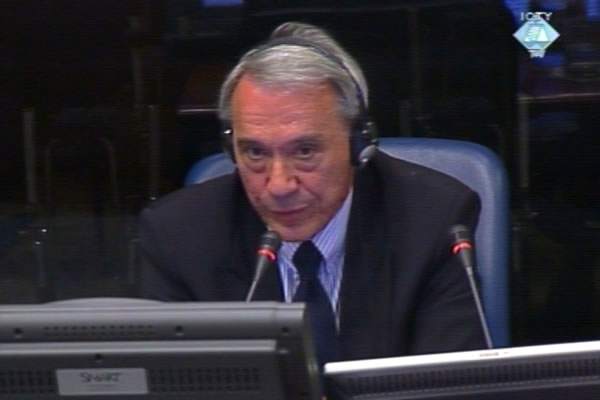 Milan Mandilovic, witness at Radovan Karadzic's trial