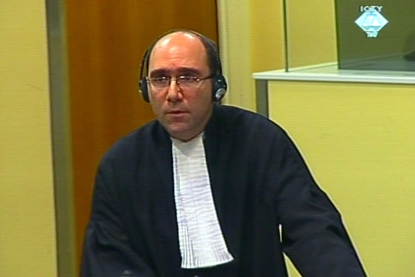 Alex Demirdjian, prosecutor at Mico Stanisic and Stojan Zupljanin trial