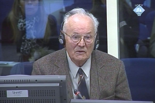 Jugoslav Gavrić, witness at the Zdravko Tolimir trial