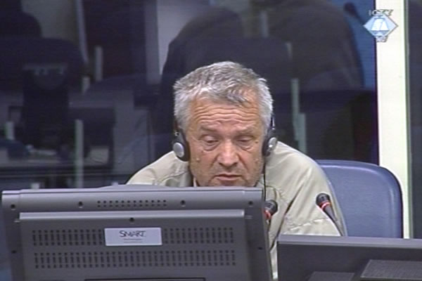 Tanacko Tanić, witness at the Zdravko Tolimir trial