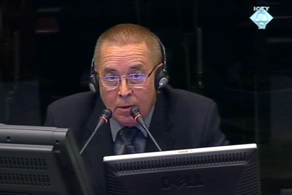Anton Per Brenskag, witness at the Radovan Karadzic trial 