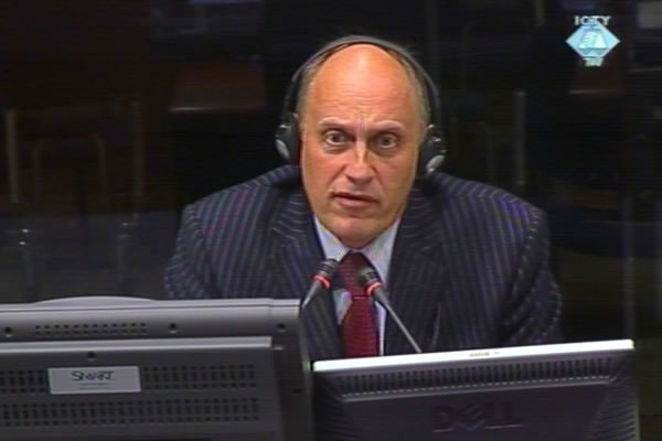 Richard Higgs, witness at Radovan Karadzic trial