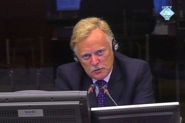 Richard Mole, witness at Radovan Karadzic's trial