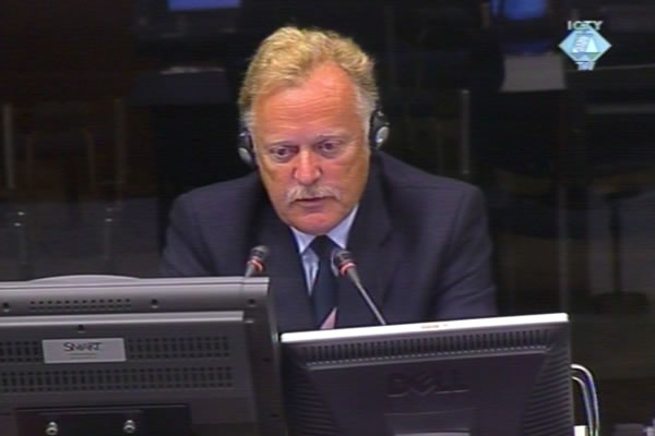 Richard Mole, witness at Radovan Karadzic's trial