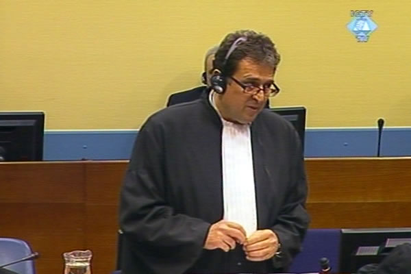 Mihajlo Bakrac, defense attorney of Franko Simatovic