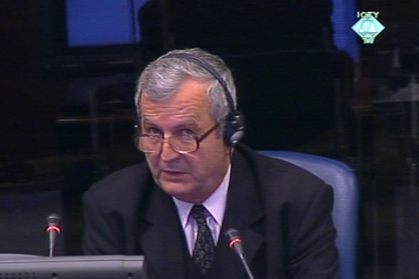 Milenko Todorovic, witness at the Zdravko Tolimir trial