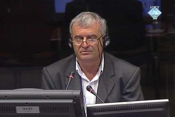Musan Tanovic, witness at the Radovan Karadzic trial