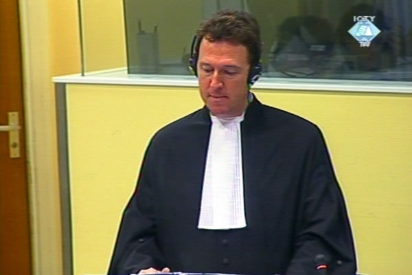 Paul Rogers, prosecutor at the Haradinaj, Balaj and Lahi Brahimaj trial