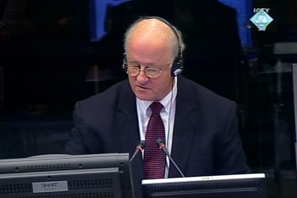 Andras Riedlmayer, witness at the Radovan Karadzic trial