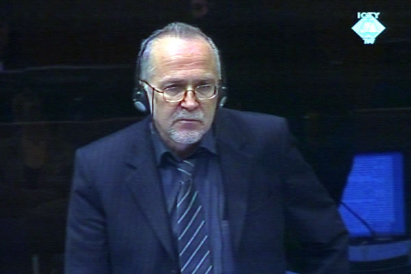 Berko Zecevic, witness at the Radovan Karadzic trial